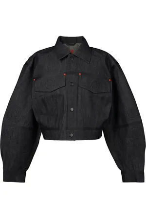 WALTER VAN BEIRENDONCK Denimjakke med prægning