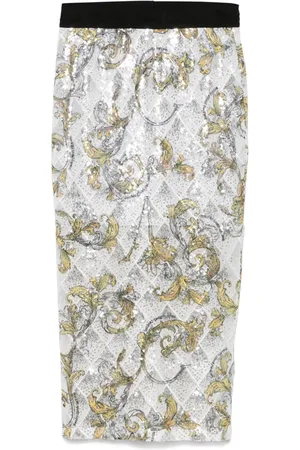 VERSACE Mellemlang Barocco nederdel