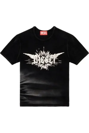 Diesel T-Ele-Long P2 T-shirt med grafisk logo