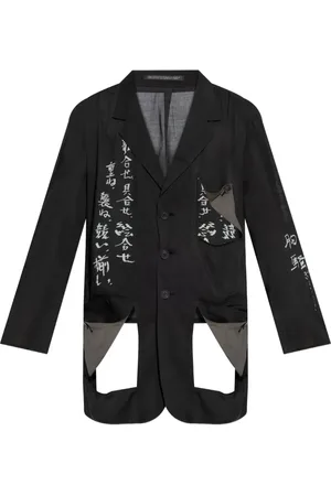 YOHJI YAMAMOTO Blazer med udskæringsdetalje