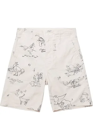 ENGINEERED GARMENTS Shorts med grafisk tryk