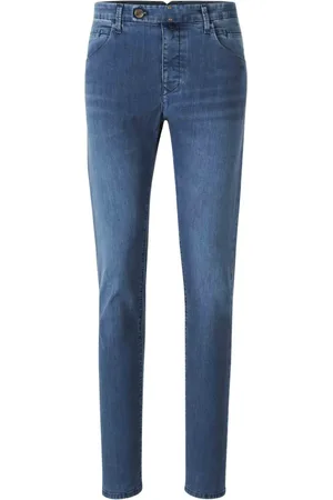 Incotex Jeans med lige ben i strækbar bomuld