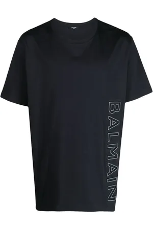 Balmain T-shirt med præget logo