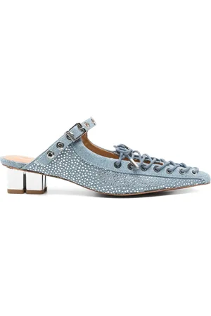 Ganni 35 mm Oleatex mules