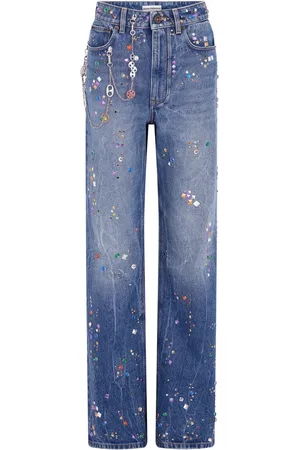 Paco rabanne Jeans med svaj og nittedetalje