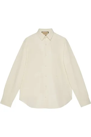 Gucci Langærmet poplin-skjorte