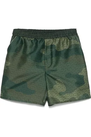 Balmain Shorts med monogram-tryk