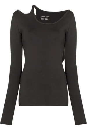 Low Classic T-shirt med udskæringsdetalje