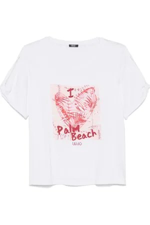 Liu Jo T-shirt med slogantryk