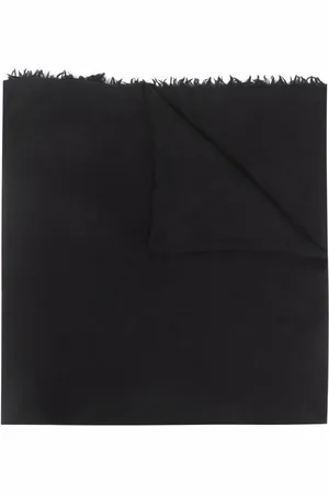 Rick Owens Tørklæde med frynset kant