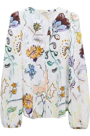 Dorothee Schumacher Bluse i hør med tryk