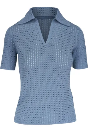 Lafayette 148 Polo i åben strik