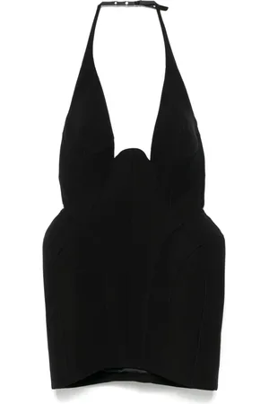 MUGLER Kort skræddersyet kjole