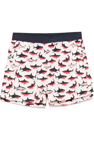 Moncler Badeshorts med hajtryk