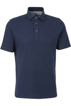 Brunello Cucinelli Ribstrikket polo