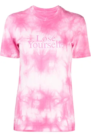Paco rabanne Lose Yourself T-shirt med batiktryk