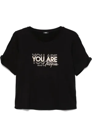 Liu Jo T-shirt med slogantryk