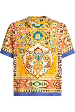 Etro T-shirt med blomstertryk