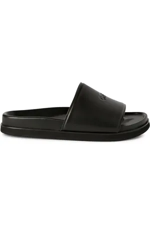 OFF-WHITE Cloud Stamp sandaler i læder