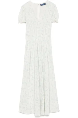Ralph Lauren Lang blomstret kjole