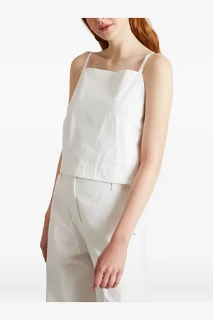 Sportmax Cropped top i poplin