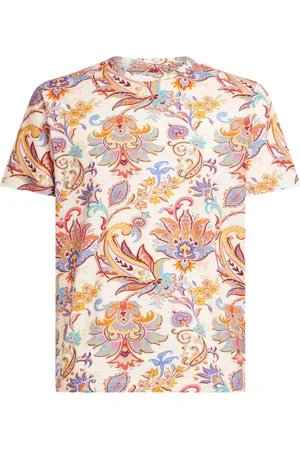 Etro T-shirt med paisleytryk