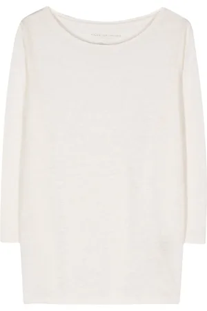 Majestic T-shirt med slub-tekstur