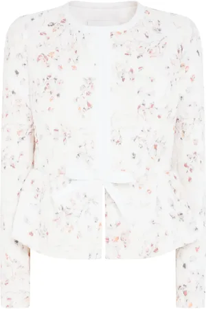 Giambattista Valli Silkejakke med blomstertryk