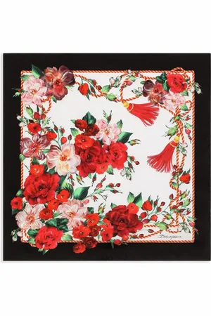 Dolce & Gabbana Tørklæde med rosentryk