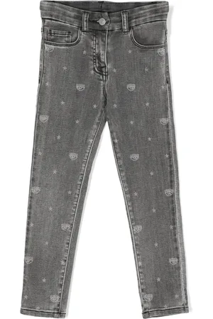 Chiara Ferragni Jeans med lige ben og Eyelike-motiv