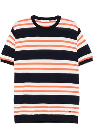 Manuel Ritz Strikket T-shirt i bomuld