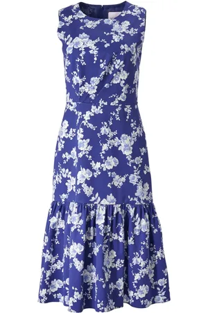 Carolina Herrera Kjole med blomstertryk