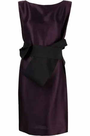 Lanvin ærmeløs kjole med sløjfedetalje fra 2006