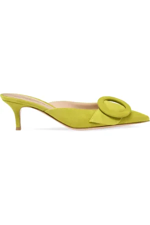 Gianvito Rossi Portofino 55mm mules i ruskind