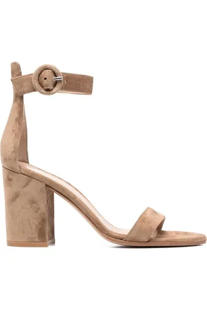 Gianvito Rossi Versilia 85mm sandaler i ruskind