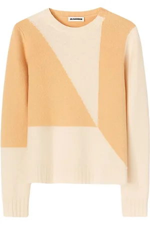 Jil Sander Striktrøje med colourblocking