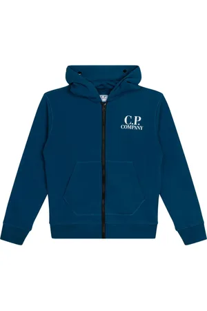 C.P. Company Hættetrøje med logotryk og lynlås