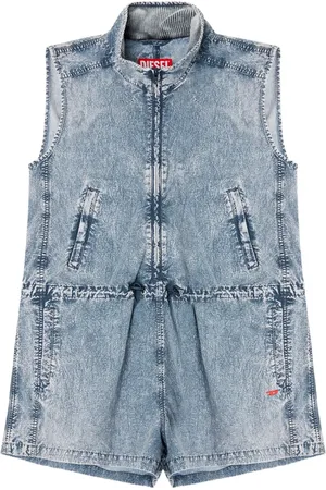 Diesel ærmeløs J-Annet jumpsuit i denim
