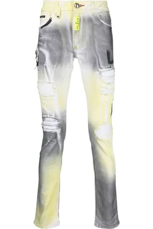 Philipp Plein Jeans med smal pasform og tryk