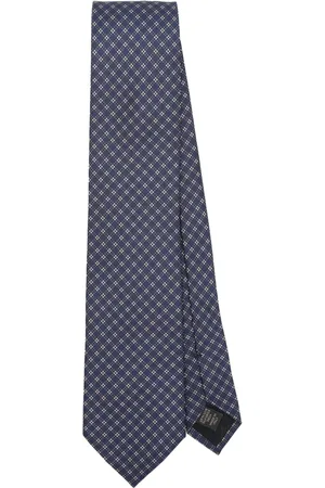 BRIONI Satin-slips med geometrisk tryk