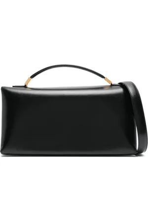 Marni Prisma tote i læder med logostempel