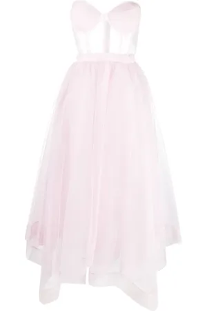 Alexander McQueen Stropløs boned-bodice kjole