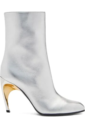 Alexander McQueen Armadillo 95mm ankelstøvler i læder
