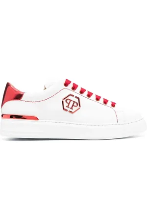 Philipp Plein Sneakers med snøre og logoplade