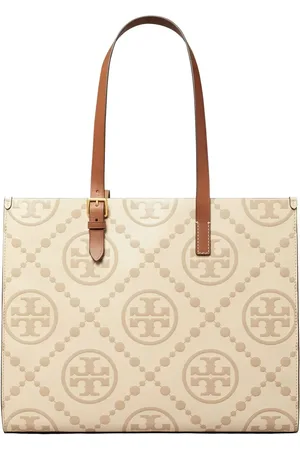 Tory Burch Tote med monogram-prægning