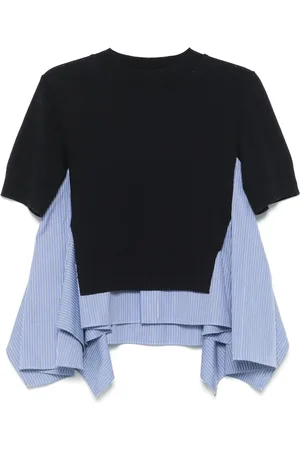 SACAI T-shirt med svaj
