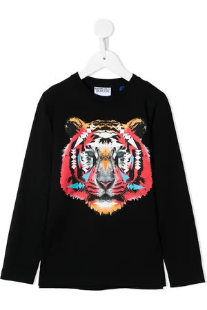 MARCELO BURLON T-shirt med tigertryk