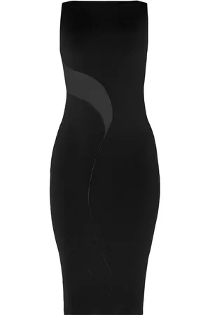 Wolford Gennemsigtig mellemlang kjole i satin