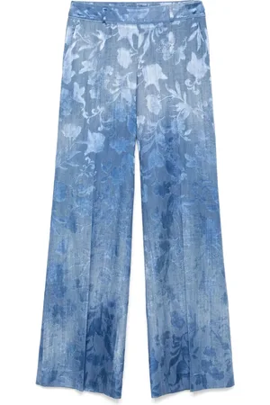 ERMANNO SCERVINO Bukser i jacquard med blomstermønster