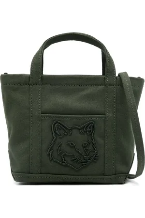 Maison Kitsuné Mini Fox Head-tote